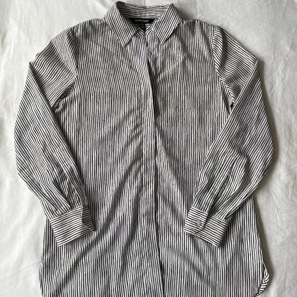 Ellen Tracy Striped Blouse - Picture 3 of 9